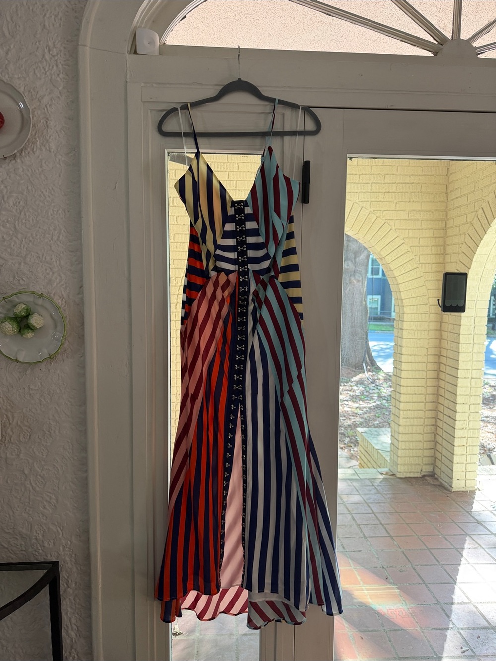 NWT Muma World Multi-Stripe Slip Maxi Dress - Picture 3 of 6